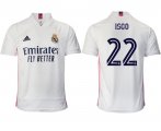 Wholesale Cheap Men 2020-2021 club Real Madrid home aaa version 22 white Soccer Jerseys