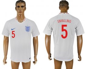 Wholesale Cheap England #5 Smalling Home Thai Version Soccer Country Jersey