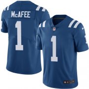 Wholesale Cheap Nike Colts #1 Pat McAfee Royal Blue Team Color Men's Stitched NFL Vapor Untouchable Limited Jersey