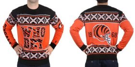 Wholesale Cheap Nike Bengals Men\'s Ugly Sweater