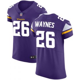 Wholesale Cheap Nike Vikings #26 Trae Waynes Purple Team Color Men\'s Stitched NFL Vapor Untouchable Elite Jersey