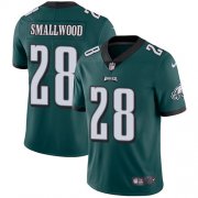 Wholesale Cheap Nike Eagles #28 Wendell Smallwood Midnight Green Team Color Men's Stitched NFL Vapor Untouchable Limited Jersey