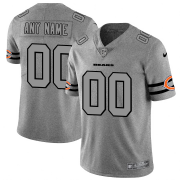 Wholesale Cheap Chicago Bears Custom Men's Nike Gray Gridiron II Vapor Untouchable Limited NFL Jersey