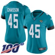 Wholesale Cheap Nike Jaguars #45 K'Lavon Chaisson Teal Green Alternate Women's Stitched NFL 100th Season Vapor Untouchable Limited Jersey