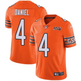Wholesale Cheap Nike Bears #4 Chase Daniel Orange Men\'s 100th Season Stitched NFL Limited Rush Jersey