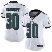Wholesale Cheap Nike Eagles #30 Corey Clement White Women's Stitched NFL Vapor Untouchable Limited Jersey