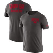Wholesale Cheap Tampa Bay Buccaneers Nike Sideline Facility Performance T-Shirt Pewter