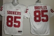 Wholesale Cheap Oklahoma Sooners #85 Ryan Broyles White Jersey