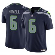 Cheap Youth Seattle Seahawks #6 Sam Howell Navy 2023 F.U.S.E. Vapor Limited Football Stitched Jersey