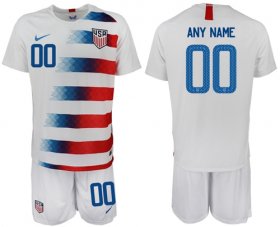 Wholesale Cheap USA Personalized Home Soccer Country Jersey