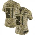 Wholesale Cheap Nike Falcons #21 Desmond Trufant Camo Women's Stitched NFL Limited 2018 Salute to Service Jersey