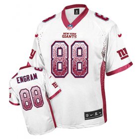 Wholesale Cheap Nike Giants #88 Evan Engram White Men\'s Stitched NFL Elite Drift Fashion Jersey