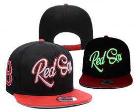 Wholesale Cheap MLB Boston Red Sox Snapback Ajustable Cap Hat YD 3