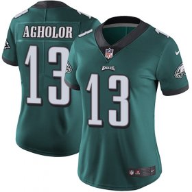 Wholesale Cheap Nike Eagles #13 Nelson Agholor Midnight Green Team Color Women\'s Stitched NFL Vapor Untouchable Limited Jersey