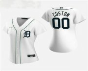 Wholesale Cheap Women's Custom Detroit Tigers 2020 White Home Nike Jersey