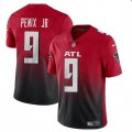 Cheap Men's Atlanta Falcons #9 Michael Penix Jr Red Black 2024 Draft Vapor Untouchable Limited Football Stitched Jersey