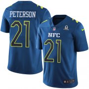 Wholesale Cheap Nike Cardinals #21 Patrick Peterson Navy Men's Stitched NFL Limited NFC 2017 Pro Bowl Jersey