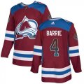 Wholesale Cheap Adidas Avalanche #4 Tyson Barrie Burgundy Home Authentic Drift Fashion Stitched NHL Jersey