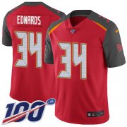 Wholesale Cheap Nike Buccaneers #34 Mike Edwards Red Team Color Men's Stitched NFL 100th Season Vapor Untouchable Limited Jersey