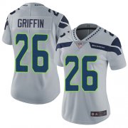 Wholesale Cheap Nike Seahawks #26 Shaquem Griffin Grey Alternate Women's Stitched NFL Vapor Untouchable Limited Jersey