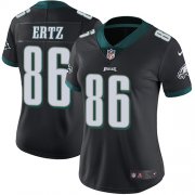 Wholesale Cheap Nike Eagles #86 Zach Ertz Black Alternate Women's Stitched NFL Vapor Untouchable Limited Jersey