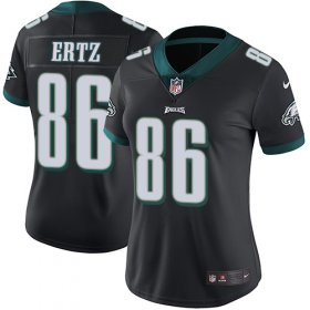 Wholesale Cheap Nike Eagles #86 Zach Ertz Black Alternate Women\'s Stitched NFL Vapor Untouchable Limited Jersey