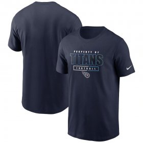 Wholesale Cheap Tennessee Titans Nike Team Property Of Essential T-Shirt Navy