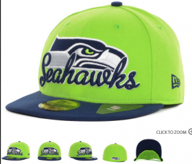 Wholesale Cheap Seattle Seahawks fitted hats 13