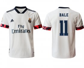 Wholesale Cheap Men 2020-2021 club Real Madrid home aaa version 11 white Soccer Jerseys2