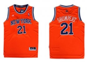 Wholesale Cheap New York Knicks #21 Iman Shumpert Revolution 30 Swingman 2013 Orange Jersey