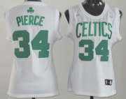 Wholesale Cheap Boston Celtics #34 Paul Pierce White Womens Jersey
