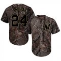 Wholesale Cheap Brewers #24 Jesus Aguilar Camo Realtree Collection Cool Base Stitched MLB Jersey