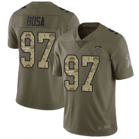 Wholesale Cheap Nike Chargers #97 Joey Bosa Olive/Camo Men\'s Stitched NFL Limited 2017 Salute To Service Jersey