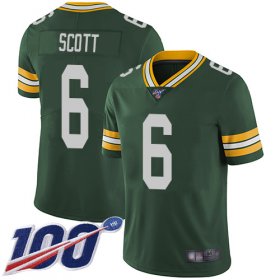 Wholesale Cheap Nike Packers #6 JK Scott Green Team Color Youth Stitched NFL 100th Season Vapor Limited Jersey