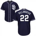 Wholesale Cheap Padres #22 Christian Villanueva Navy Blue New Cool Base Stitched MLB Jersey