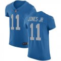 Wholesale Cheap Nike Lions #11 Marvin Jones Jr Blue Throwback Men's Stitched NFL Vapor Untouchable Elite Jersey