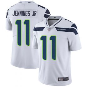 Wholesale Cheap Nike Seahawks #11 Gary Jennings Jr. White Men\'s Stitched NFL Vapor Untouchable Limited Jersey
