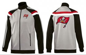 Wholesale Cheap NFL Tampa Bay Buccaneers Team Logo Jacket Grey