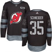 Wholesale Cheap Adidas Devils #35 Cory Schneider Black 1917-2017 100th Anniversary Stitched NHL Jersey