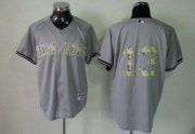 Wholesale Cheap Yankees #13 Alex Rodriguez Grey USMC Cool Base Stitched MLB Jersey