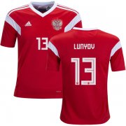 Wholesale Cheap Russia #13 Lunyov Home Kid Soccer Country Jersey