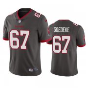Wholesale Cheap Men's Tampa Bay Buccaneers #67 Luke Goedeke Gray Vapor Untouchable Limited Stitched Jersey