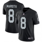 Wholesale Cheap Nike Raiders #8 Marcus Mariota Black Team Color Youth Stitched NFL Vapor Untouchable Limited Jersey