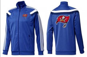 Wholesale Cheap NFL Tampa Bay Buccaneers Team Logo Jacket Blue_2