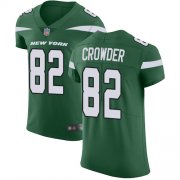 Wholesale Cheap Nike Jets #82 Jamison Crowder Green Team Color Men's Stitched NFL Vapor Untouchable Elite Jersey