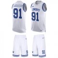 Wholesale Cheap Nike Cowboys #91 L. P. Ladouceur White Men's Stitched NFL Limited Tank Top Suit Jersey