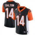 Wholesale Cheap Nike Bengals #14 Andy Dalton Black Team Color Men's Stitched NFL Vapor Untouchable Limited Jersey