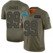 Wholesale Cheap Nike Panthers #99 Kawann Short Camo Men's Stitched NFL Limited 2019 Salute To Service Jersey
