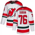 Wholesale Cheap Adidas Devils #76 P.K. Subban White Alternate Authentic Stitched NHL Jersey