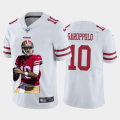 Cheap San Francisco 49ers #10 Jimmy Garoppolo Nike Team Hero Vapor Limited NFL 100 Jersey White